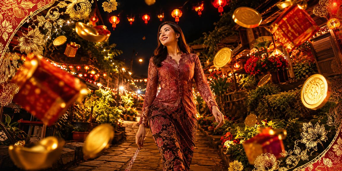 Suasana permainan meja kasino Malaysia dengan motif batik di platform ge15
